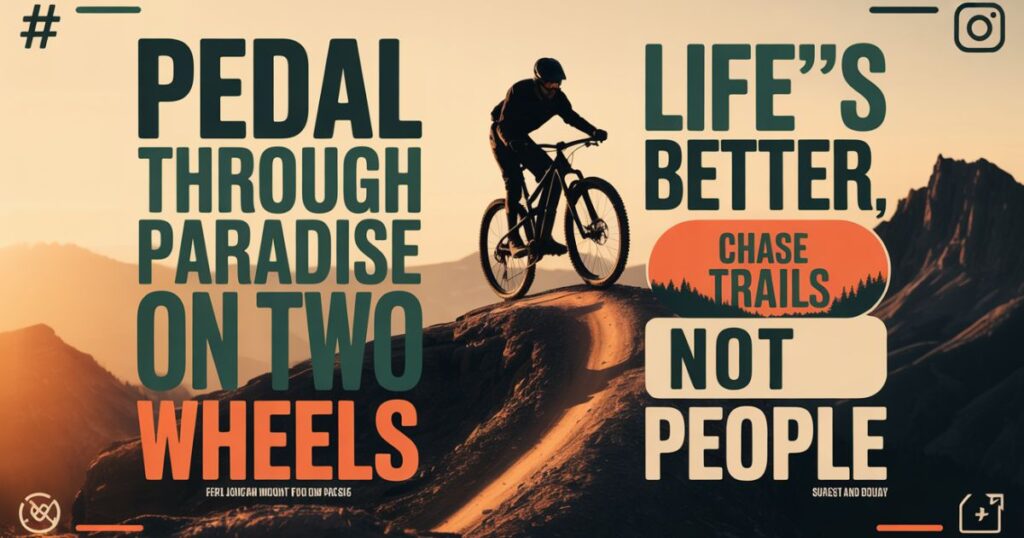 Mountain Biking Instagram Captions