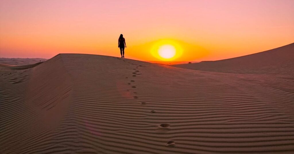 Sunrise and Sunset Desert Instagram Captions