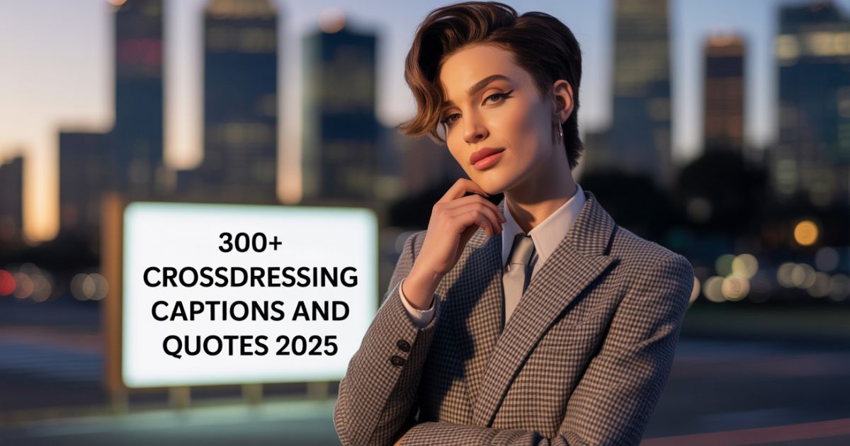 300+ Crossdressing Captions And Quotes 2025