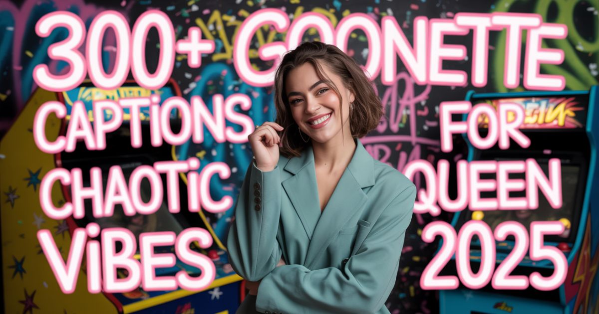 300+ Goonette Captions for Chaotic Queen Vibes 2025